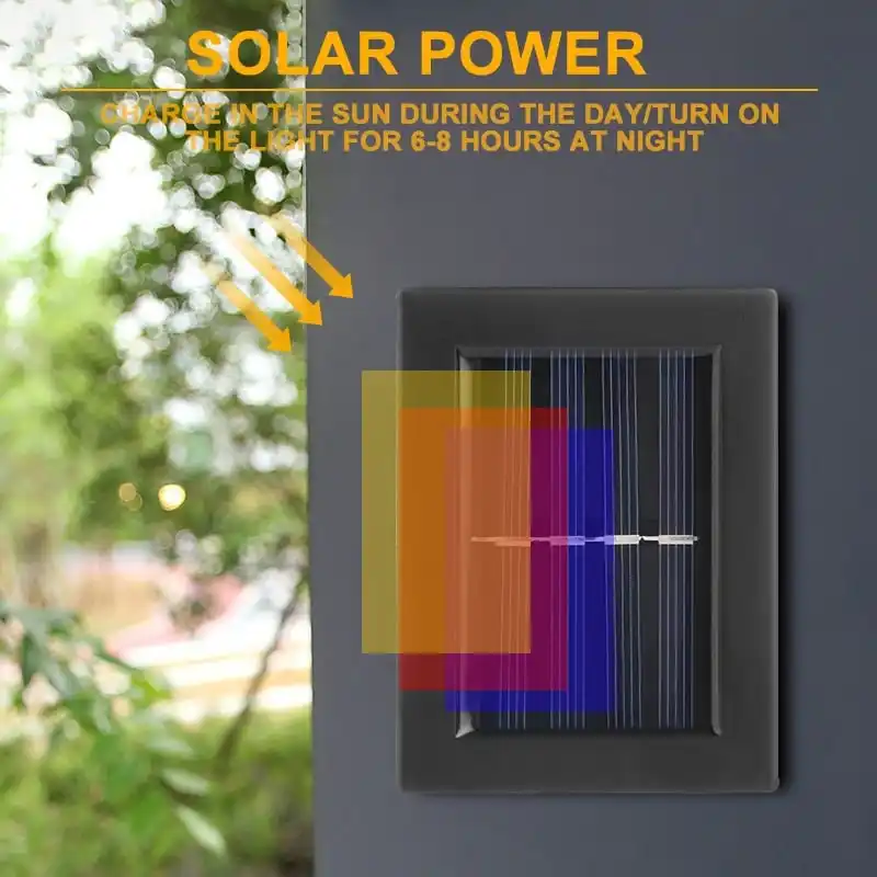 Waterproof Solar Powered Outdoor Patio Wall Decor LightBUY MORE SAVE MORE