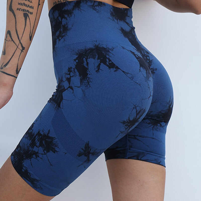 Seamless Tie Dye Leggings Women For Fitness Yoga Pants Push Up Workout Sports Legging High Waist Tights Gym Ladies Clothing