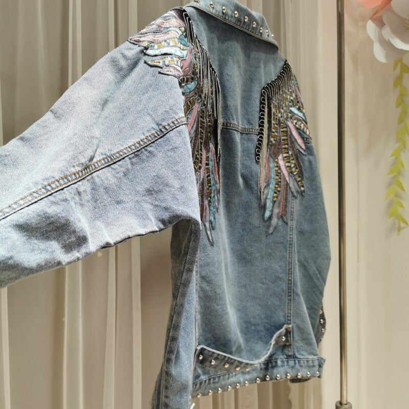 Denim Jacket Personality Versatile Casual