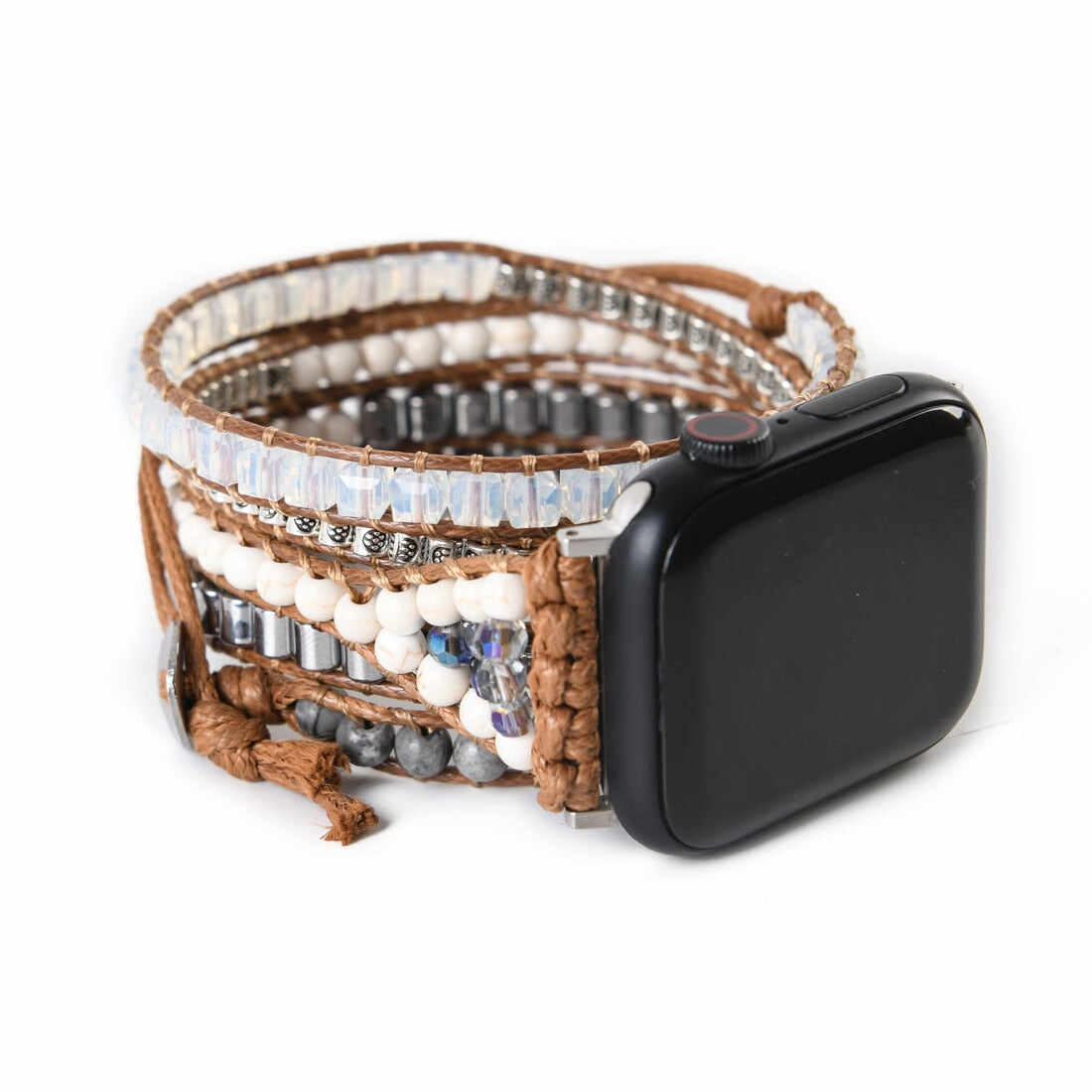 White Labradorite Apple Watch Strap