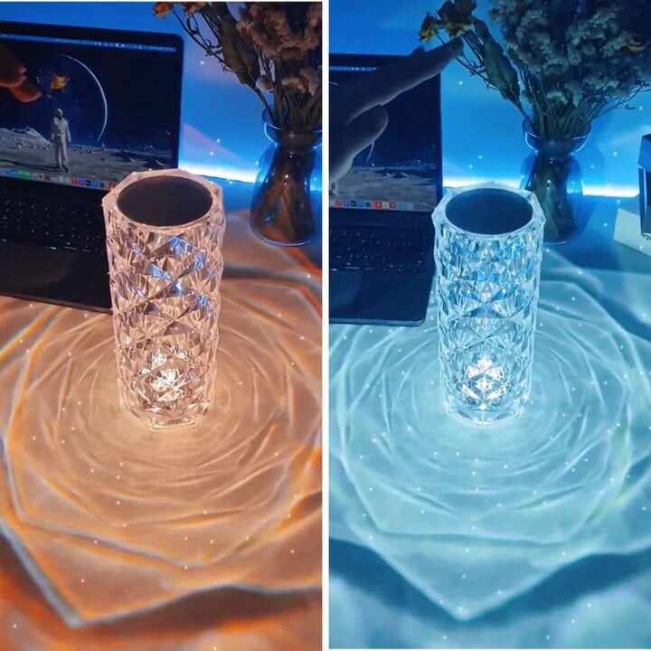 LAST DAY SALE 50% OFFPRISM ROSE TOUCH LAMP