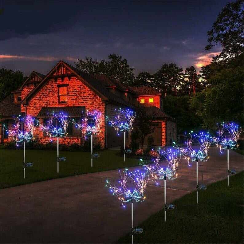 Outdoor Solar Fairy Light Firework LED stake garden-Buy 3 Free Shipping !!!