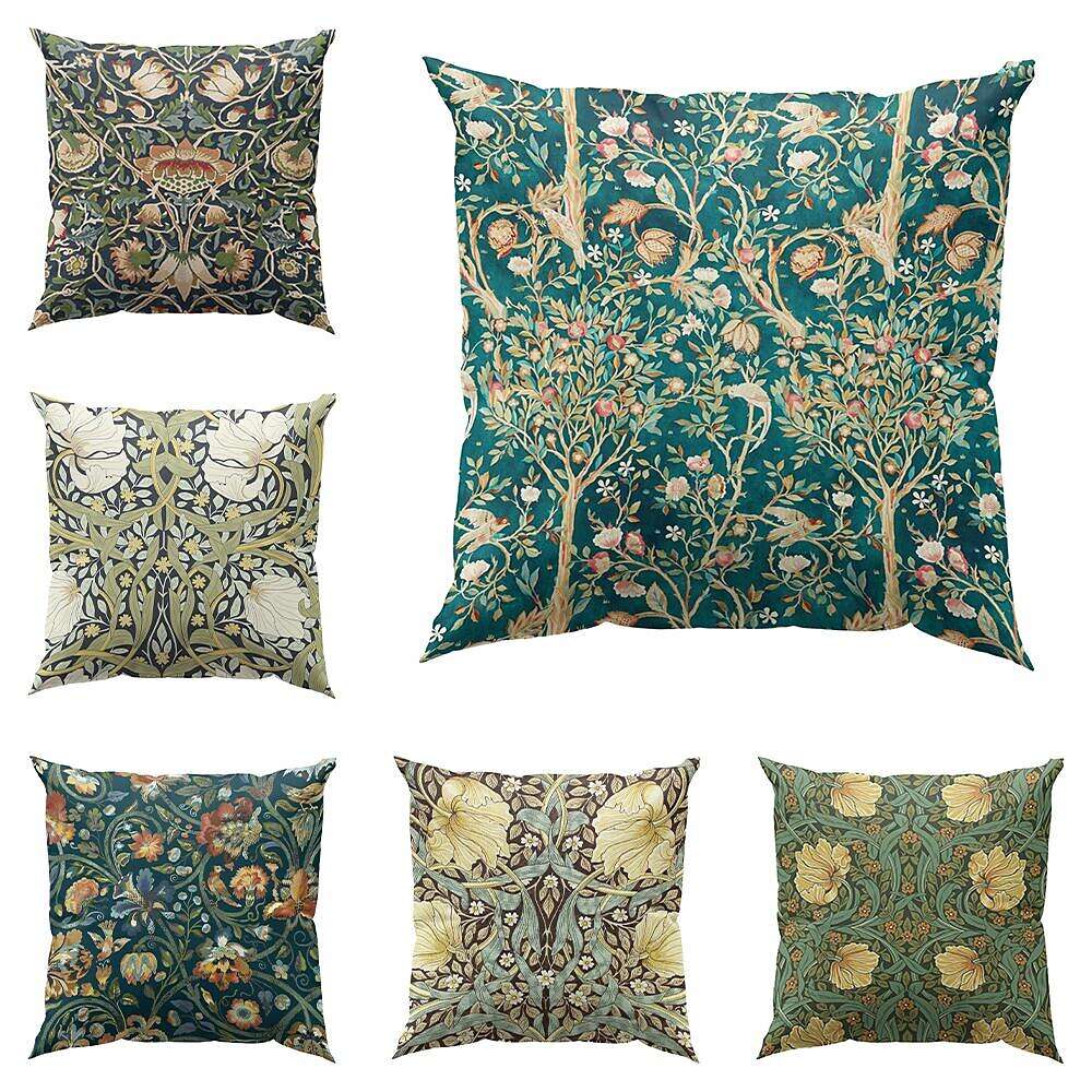 William Morris Double Side Pillow Cover 4PC