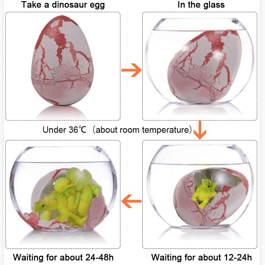 BIG SALE - 56% OFFInteresting watercolor cracked dinosaur hatching egg.