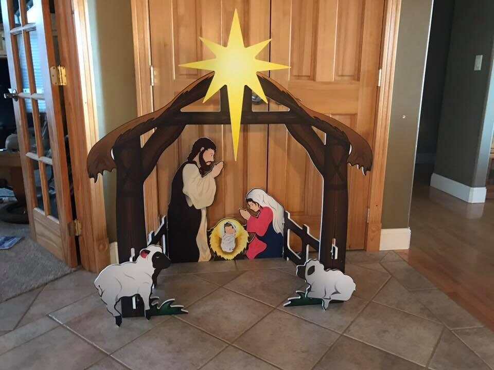 LAST DAY 70% OFF Jesus Nativity Scene Sign（Buy 2 Free Shipping）