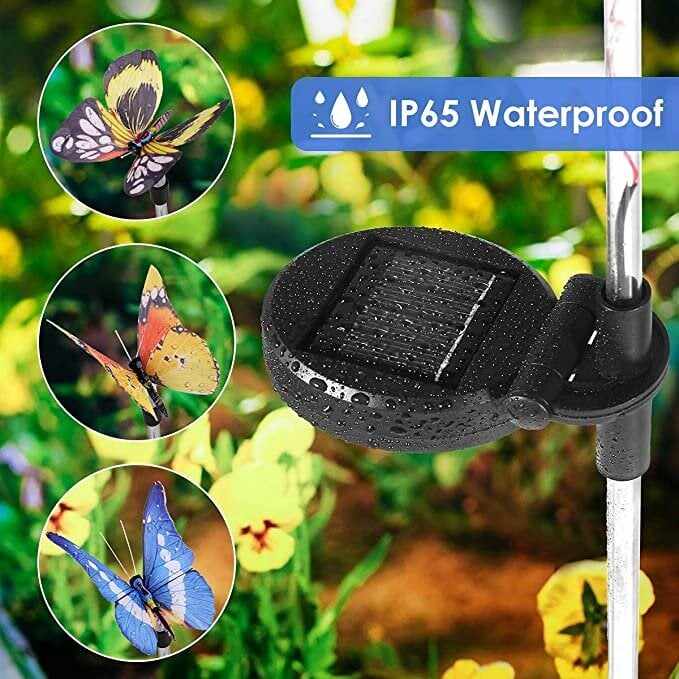 Last Day 50% OFF Outdoor Solar Garden Butterfly Lights Decor