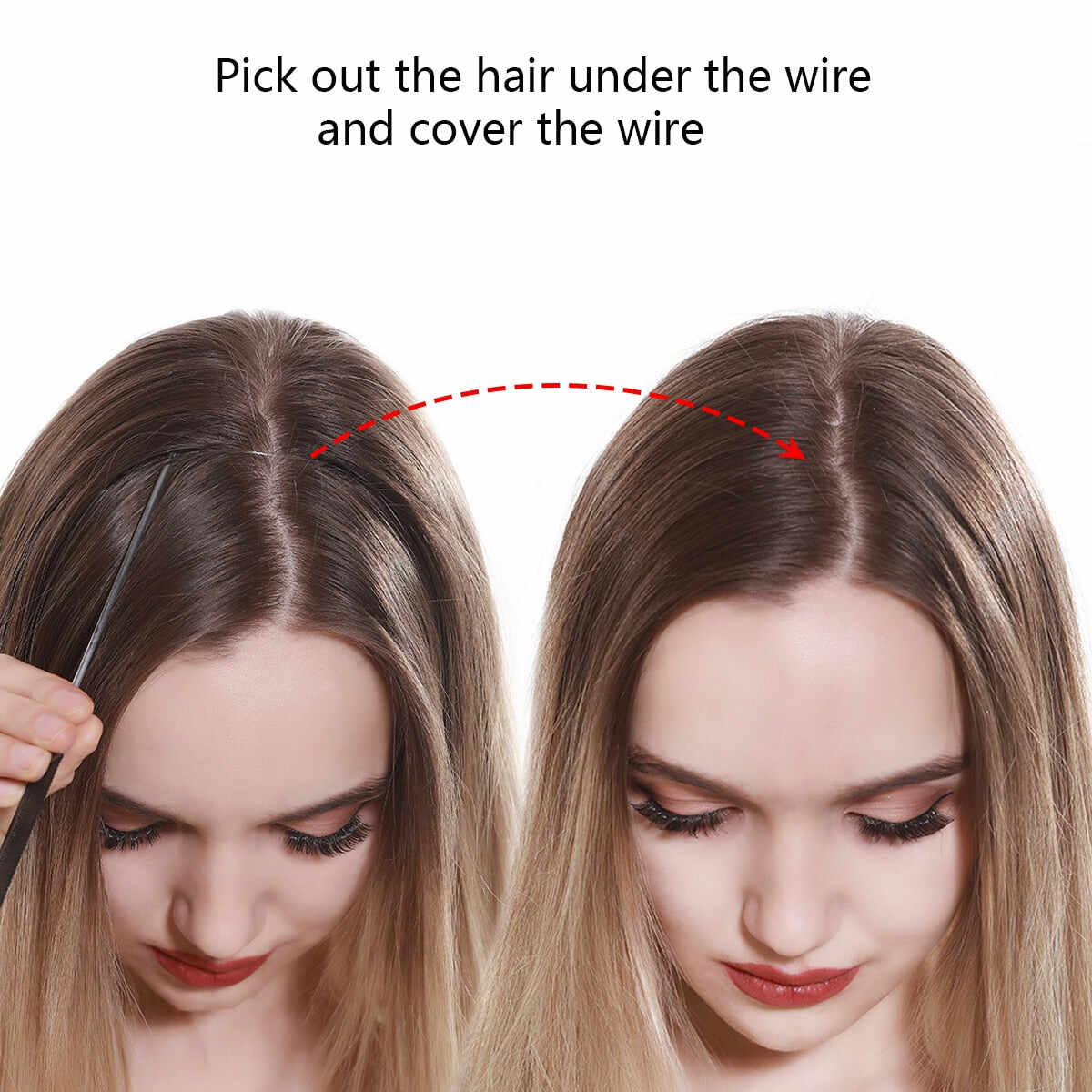 Secret hair invisible extensions