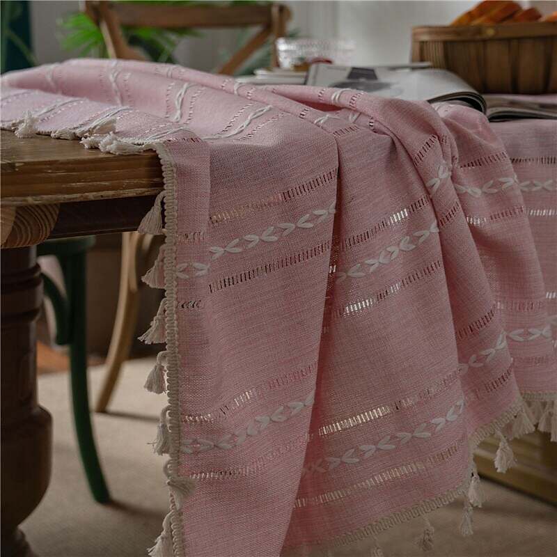 Pastoral Tablecloth Cotton Linen Fabric Table Cloth