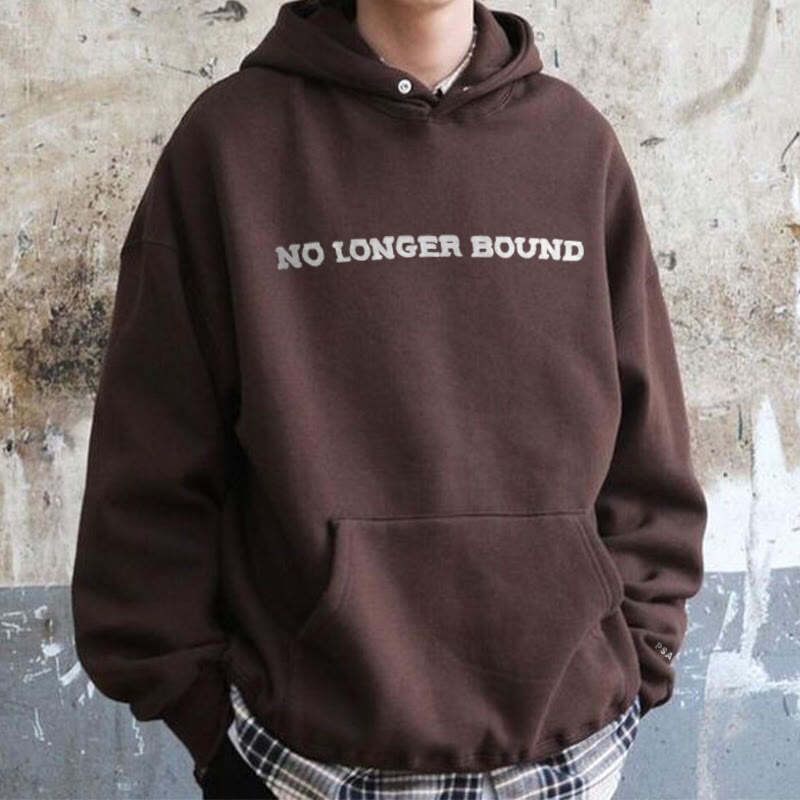 No Longer Bound Print Men's Hoodie