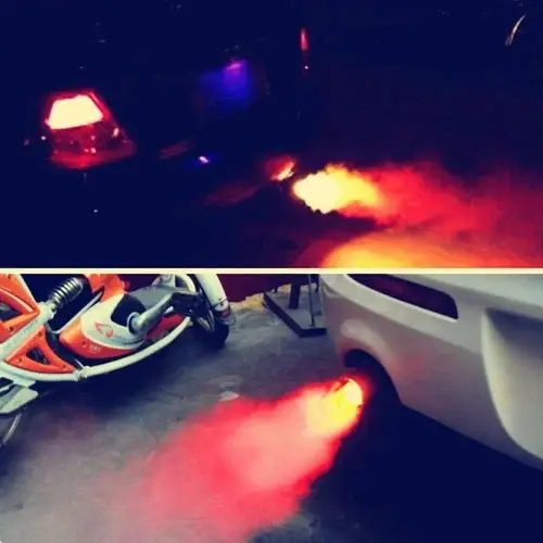 🔥Last Day Promotion 48% OFF 🔥Car fire flame LED exhaust tip