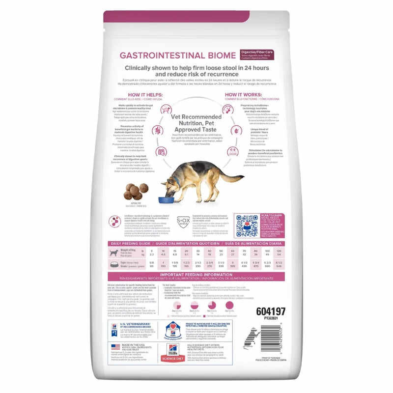 Hill's Prescription Diet - Canine Gastrointestinal Biome Original Bite 16lbs