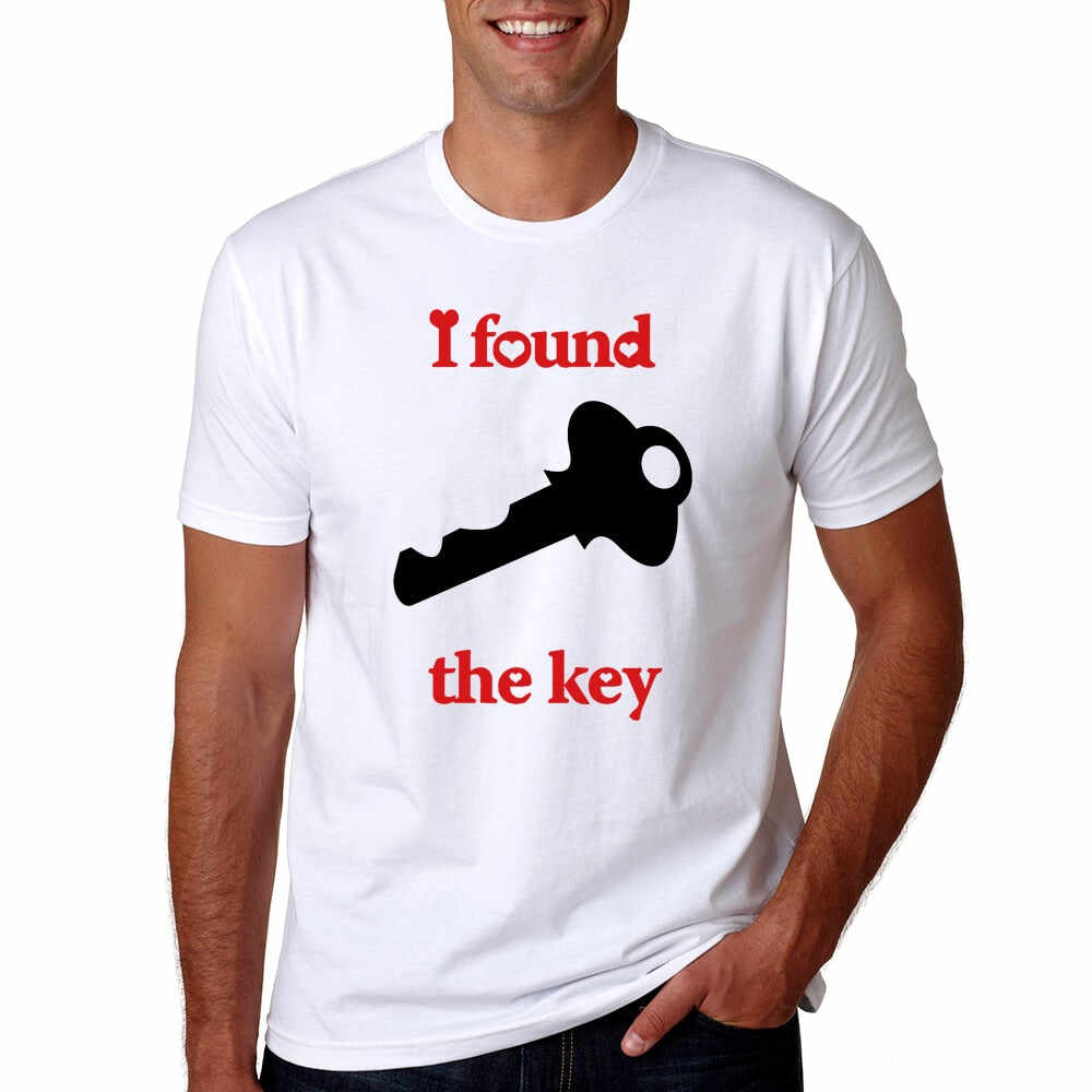 I Locked My Heart I Found The Key Lovers Couple Tshirt