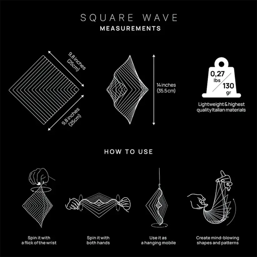 🔥HOT SALE NOW 49% OFF - 🥳 Kinetic Square Wave