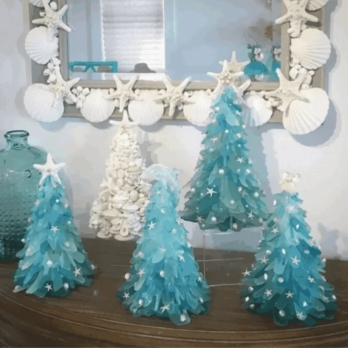 Hot sale - 49% OFF 2023  Sea Glass Christmas Tree