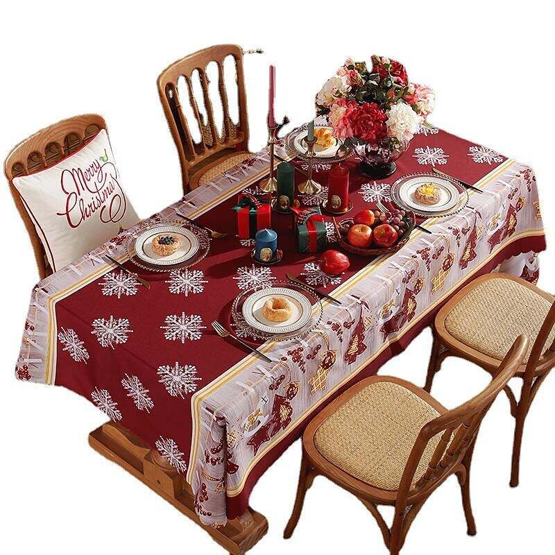 Christmas Decoration Rectangle Tablecloth