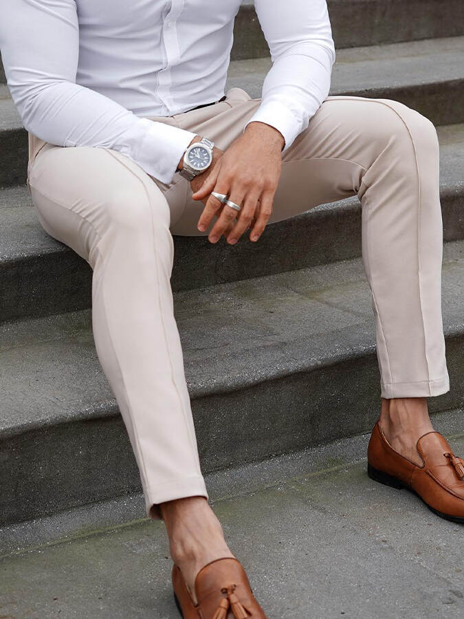 Casual Slim-Fit Stretch Pant