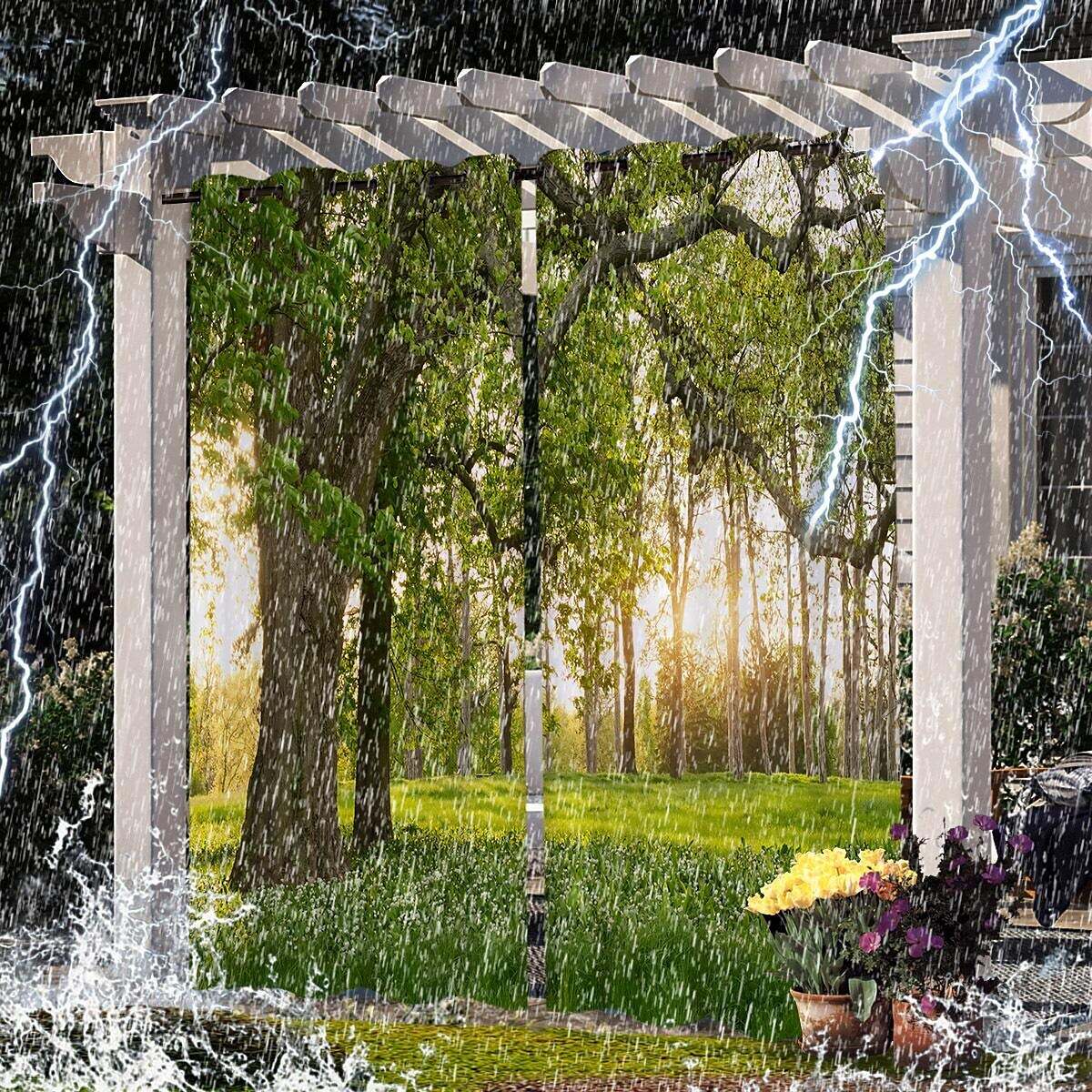 Waterproof Outdoor Curtain Privacy