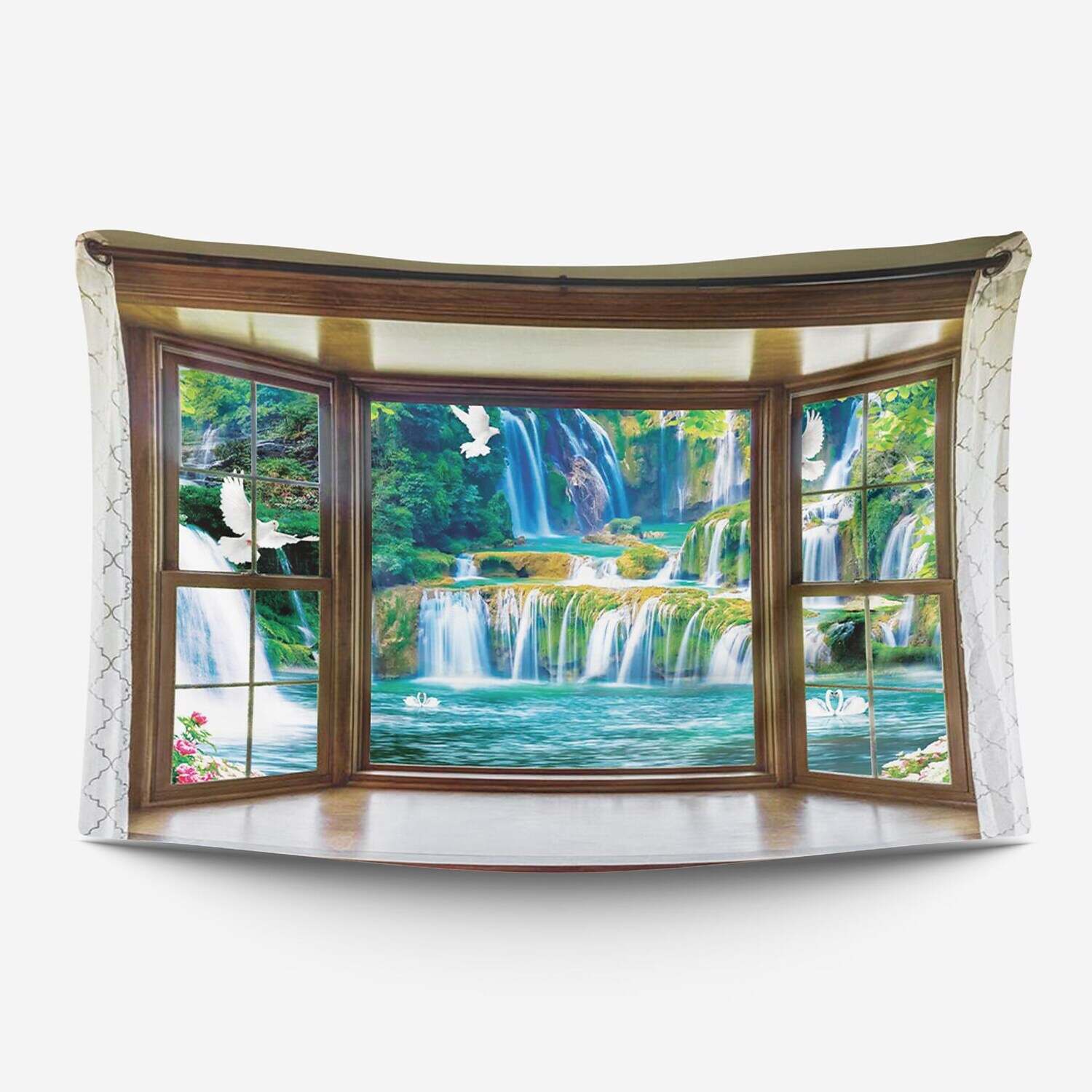 Landscape Large Wall Tapestry Window Art Decor