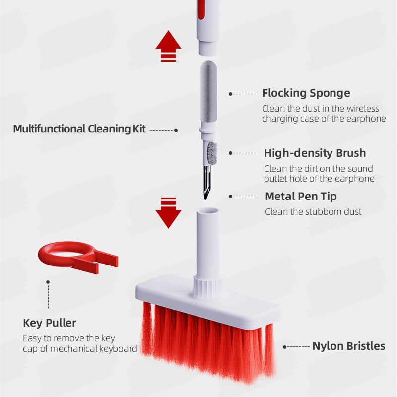 5 in 1 Keyboard Cleaning Brush Computer