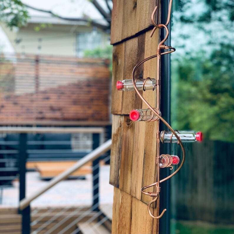 Geometric Window Hummingbird Feeder