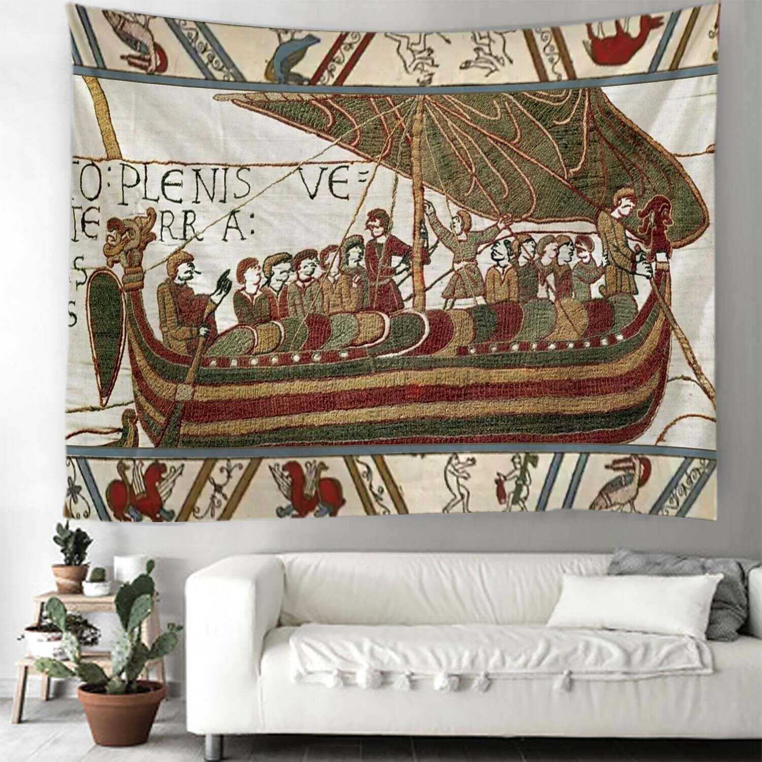 Bayeux Medieval Large Wall Tapestry Art Decor