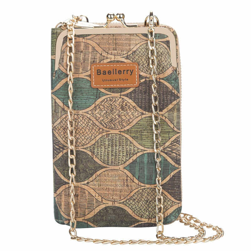 Women's Mobile Phone Bag made of cork