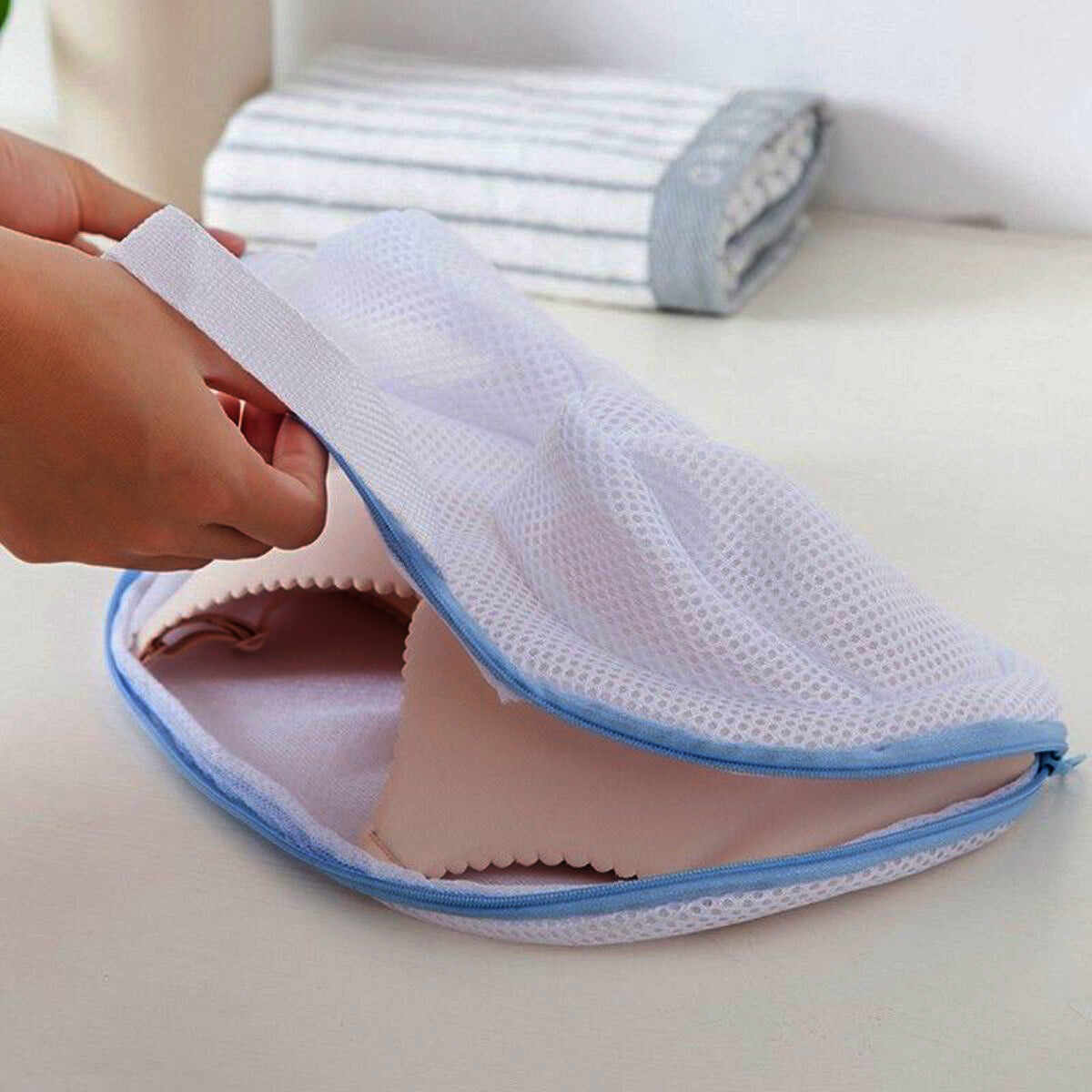 Bra Mesh Washing Bag   |   Bra-Shaped Anti-Deformation Pouch