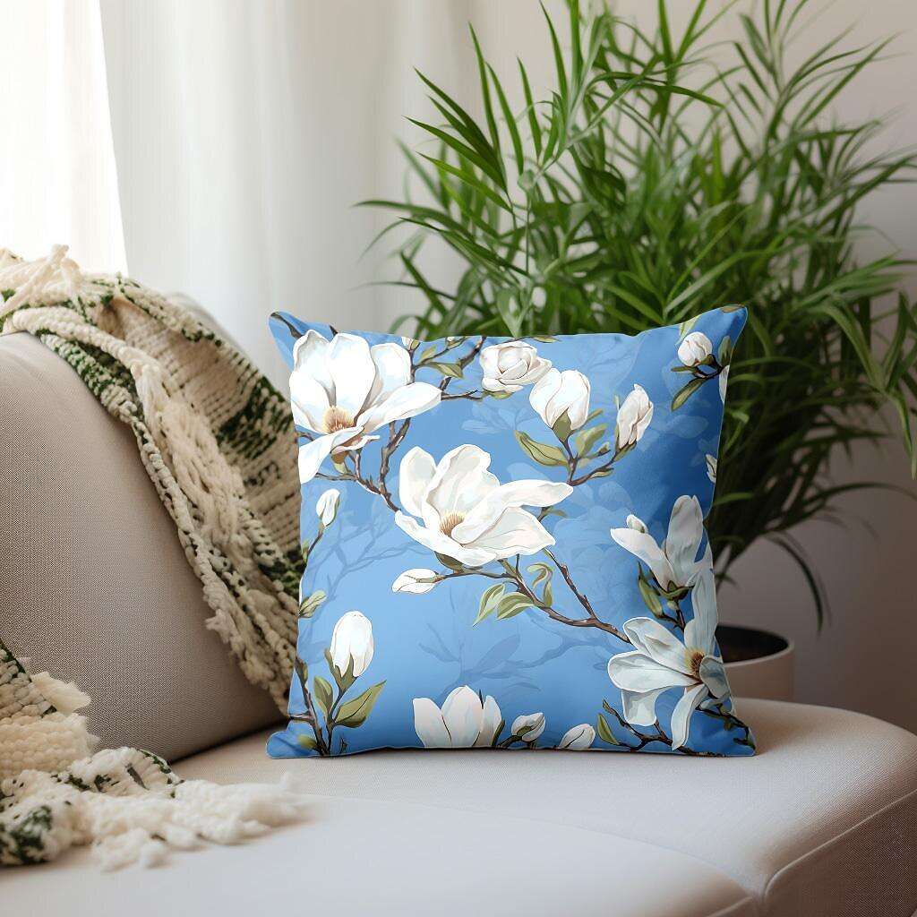 Floral Plant Pillow Cover 1PC