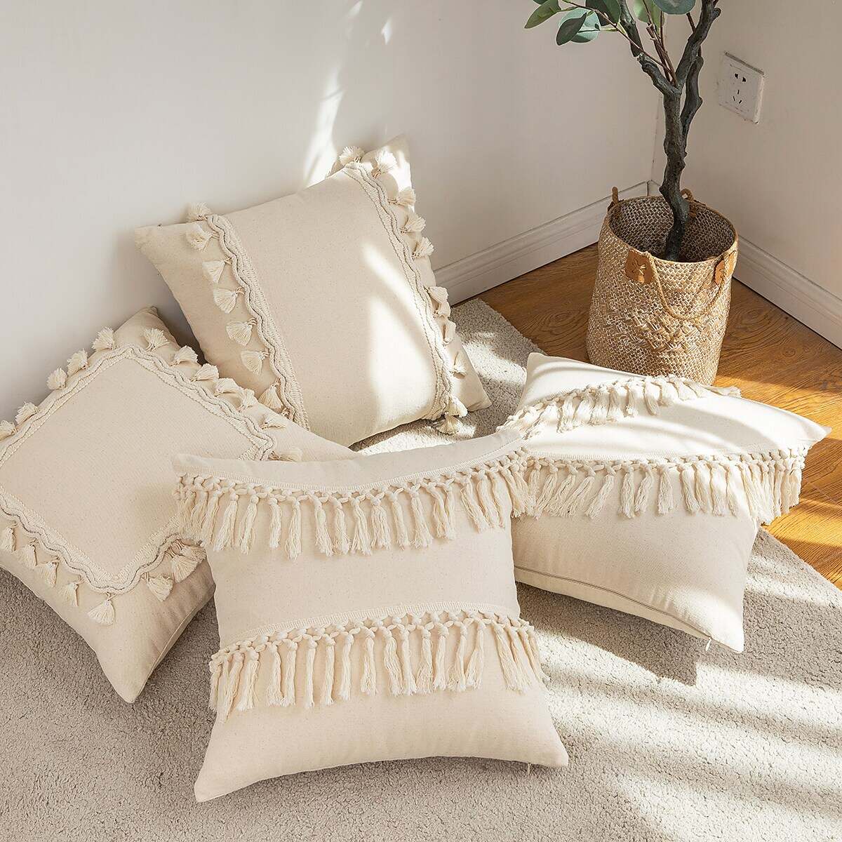 1 pcs Cotton Pillow Cover