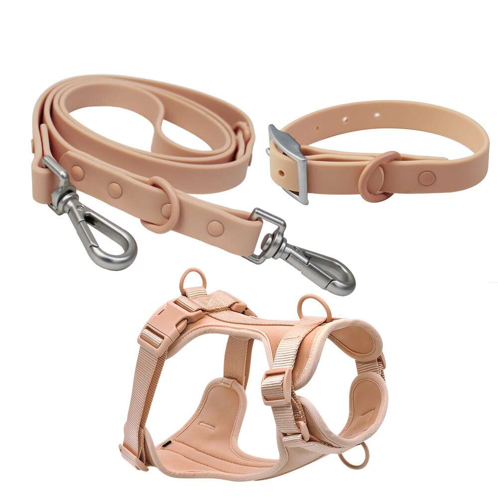 Waterproof PVC Pet Dog Leash Small and Medium-sized Dog Bite-proof Chest Strap Dog Leash Wholesale