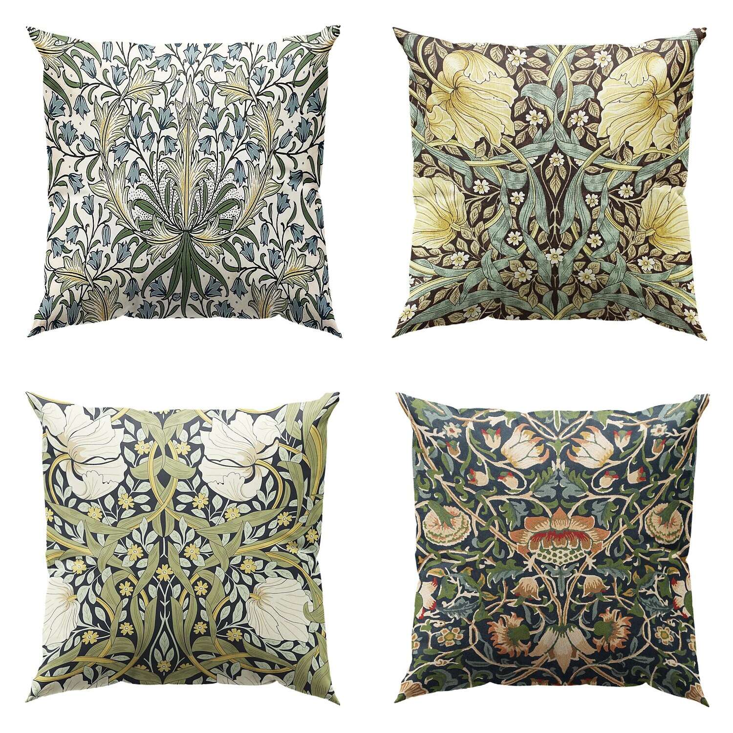 William Morris Double Side Pillow Cover 4PC