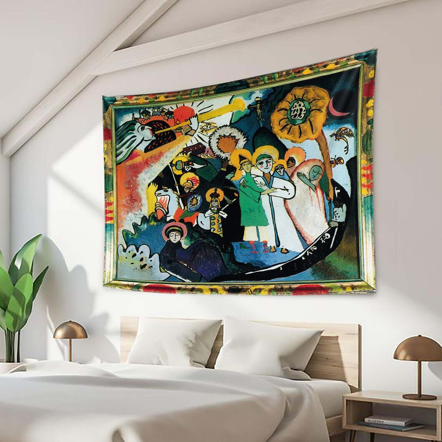 Wassily Kandinsky Famous Painting Wall Tapestry Art Decor