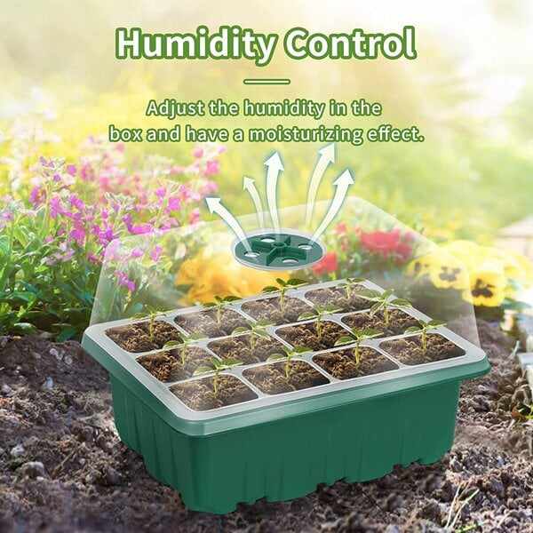 (🔥Spring Promotion 48% OFF) Seed Starter Trays with Grow Light