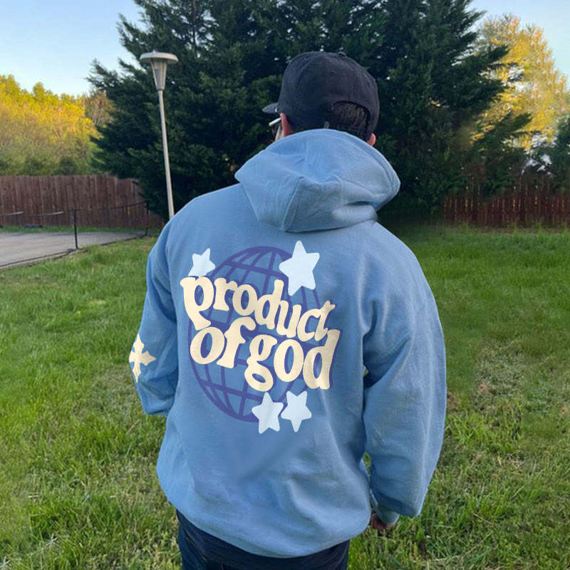 Product Of God Print Hoodie