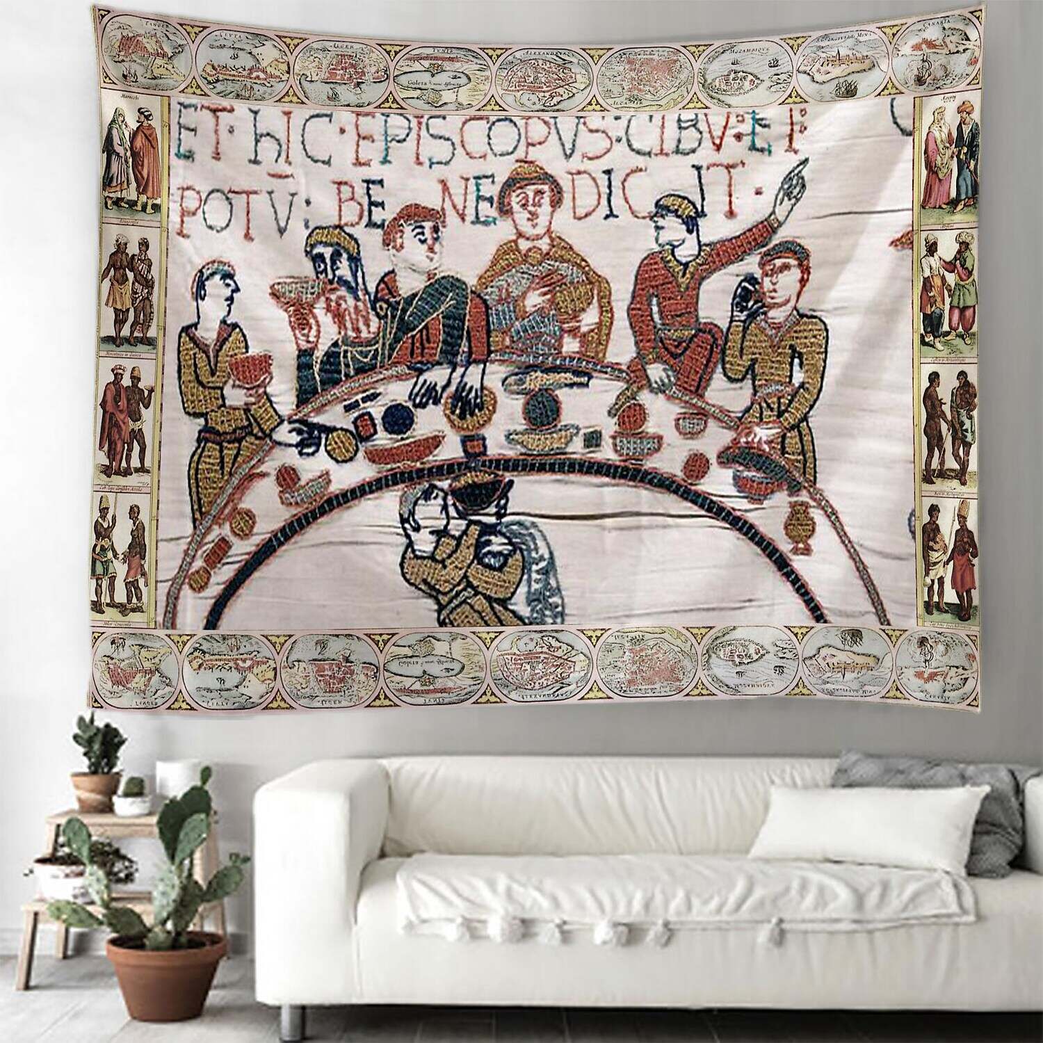 Bayeux Medieval Large Wall Tapestry Art Decor