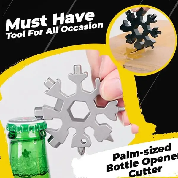 (🔥FACTORY OUTLET-49% OFF) 18-in-1 Snowflake Multi-tool - BUY 2 GET EXTRA 10% OFF