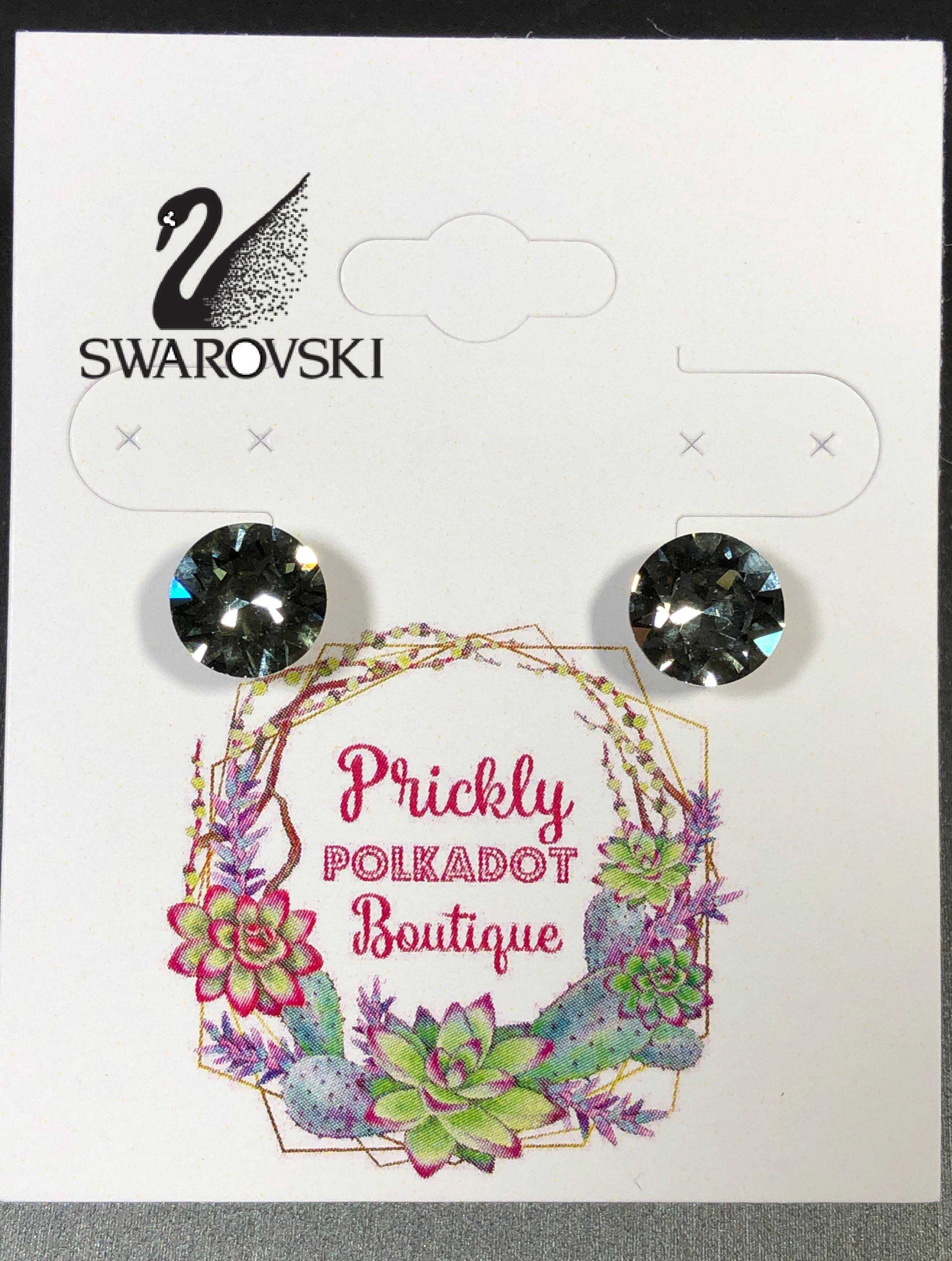 Swarovski Crystal Stud Earrings