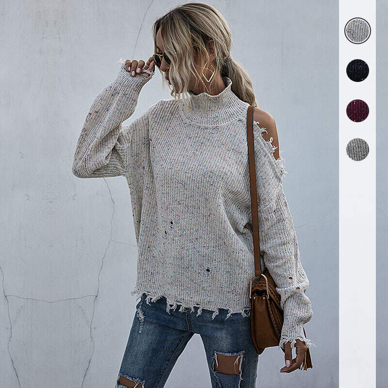 Autumn knitted comfort sweater