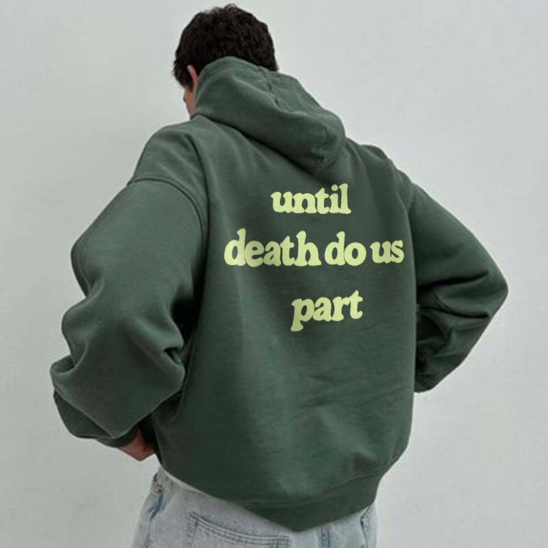 Until Death Do Us Part Print Men's Hoodie