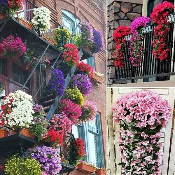 Vivid Artificial Hanging Orchid Bunch(Free shipping on orders over $39.99)