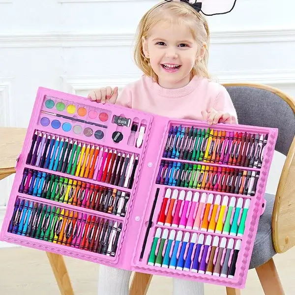 Deluxe 6-In-1 Art Creativity Set(🎁The Best Present For Kids)