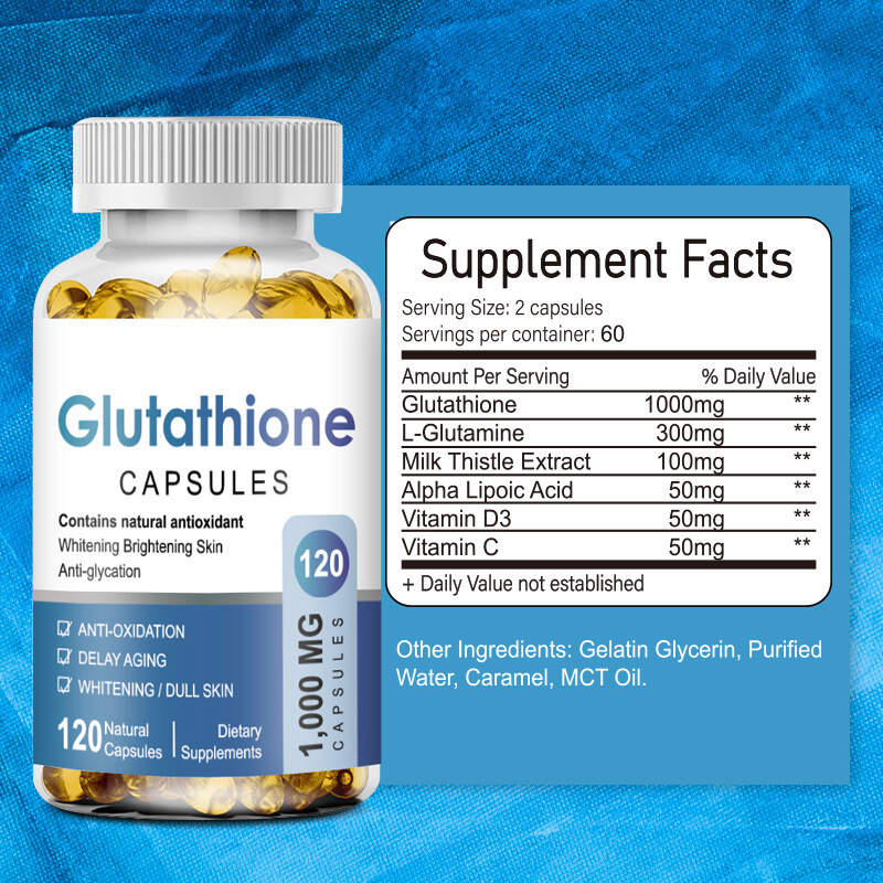 Glutathione Capsule Strong Antioxidant Anti-Aging Skin Whitening Liver Health