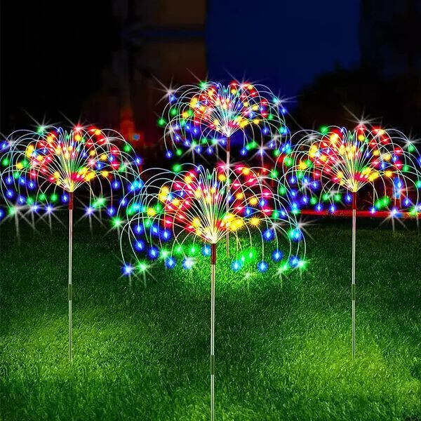 Waterproof Solar Garden Fireworks Lamp