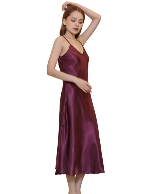 Plain Spaghetti Simple Nightdress