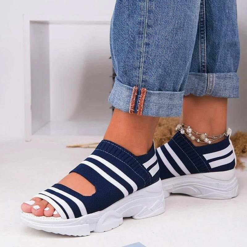 Casual Women Breathable Wedge Comfy Sandals - Fit All Width Foot Sandals