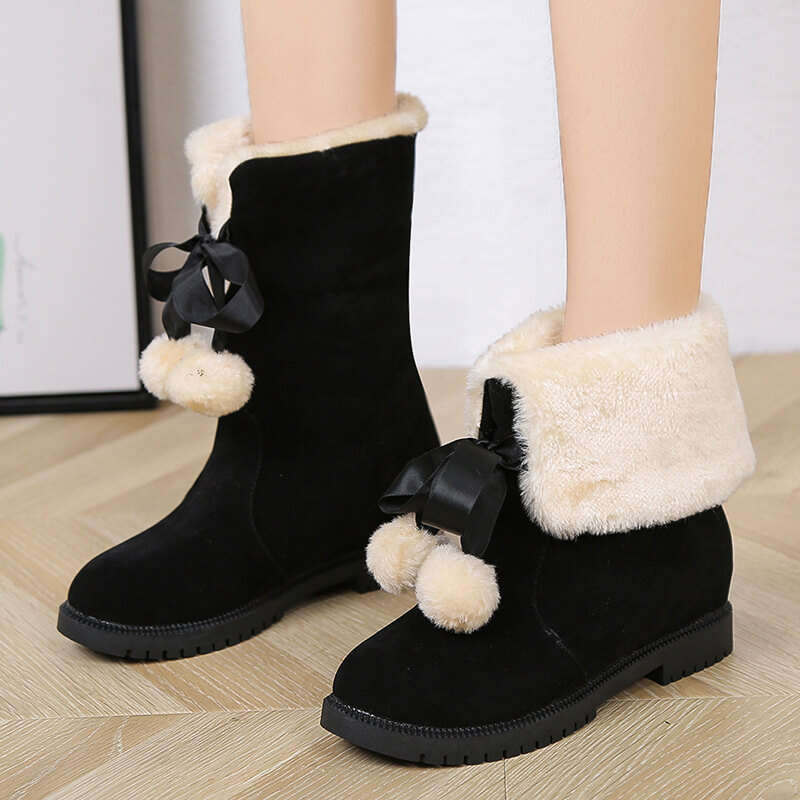 Women's 2021 Fashion Bow Snow Boots