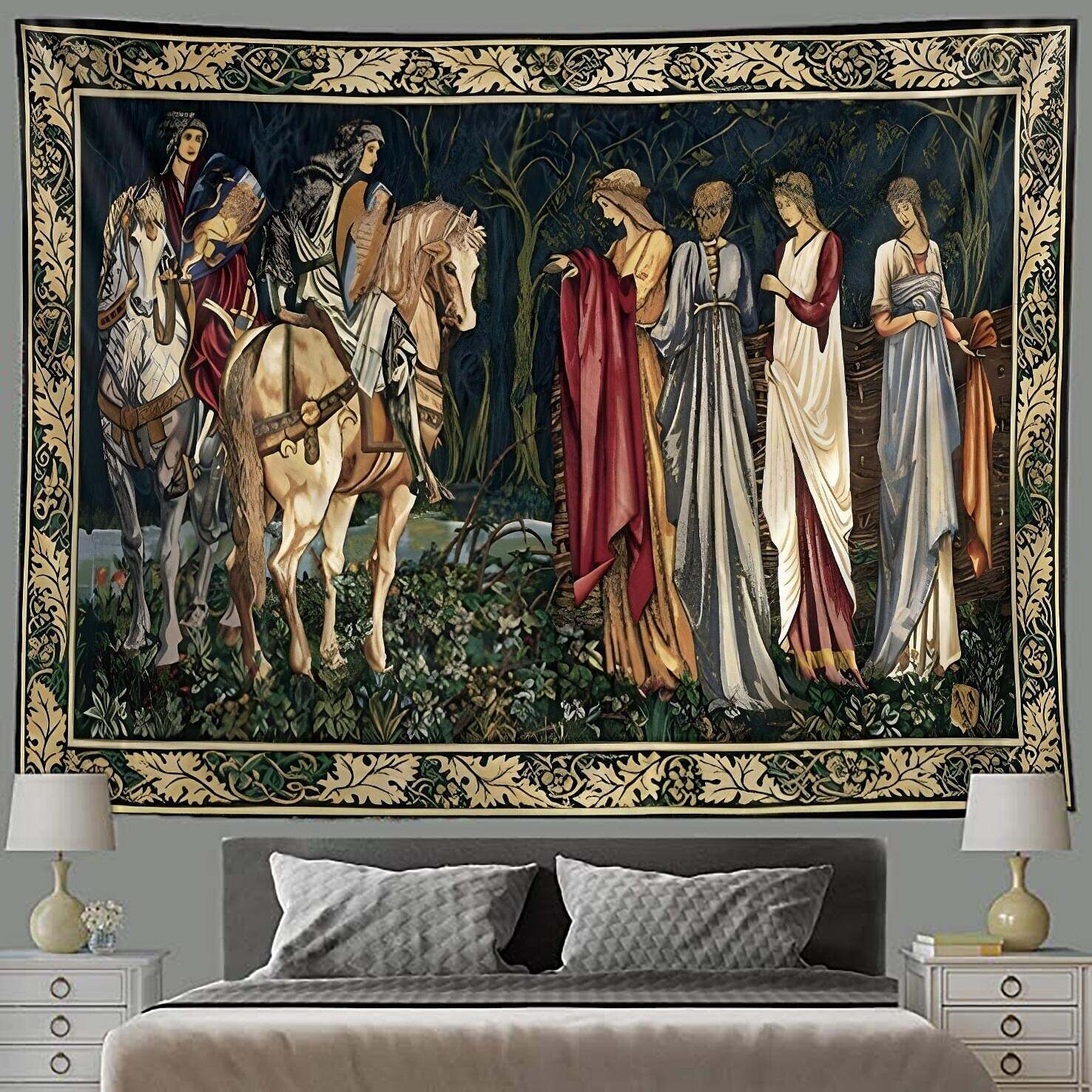 Medieval Wall Tapestry Art Decor Living Room Decoration