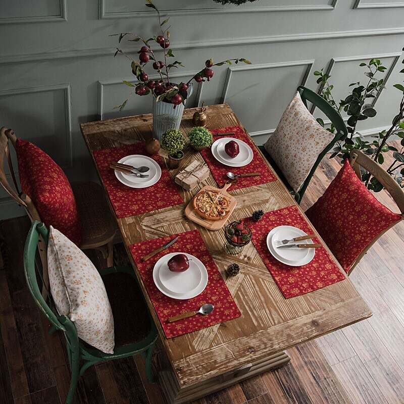 Dining Table Placemats Set of 4 Heat Resistant Non-Slip Dining Table