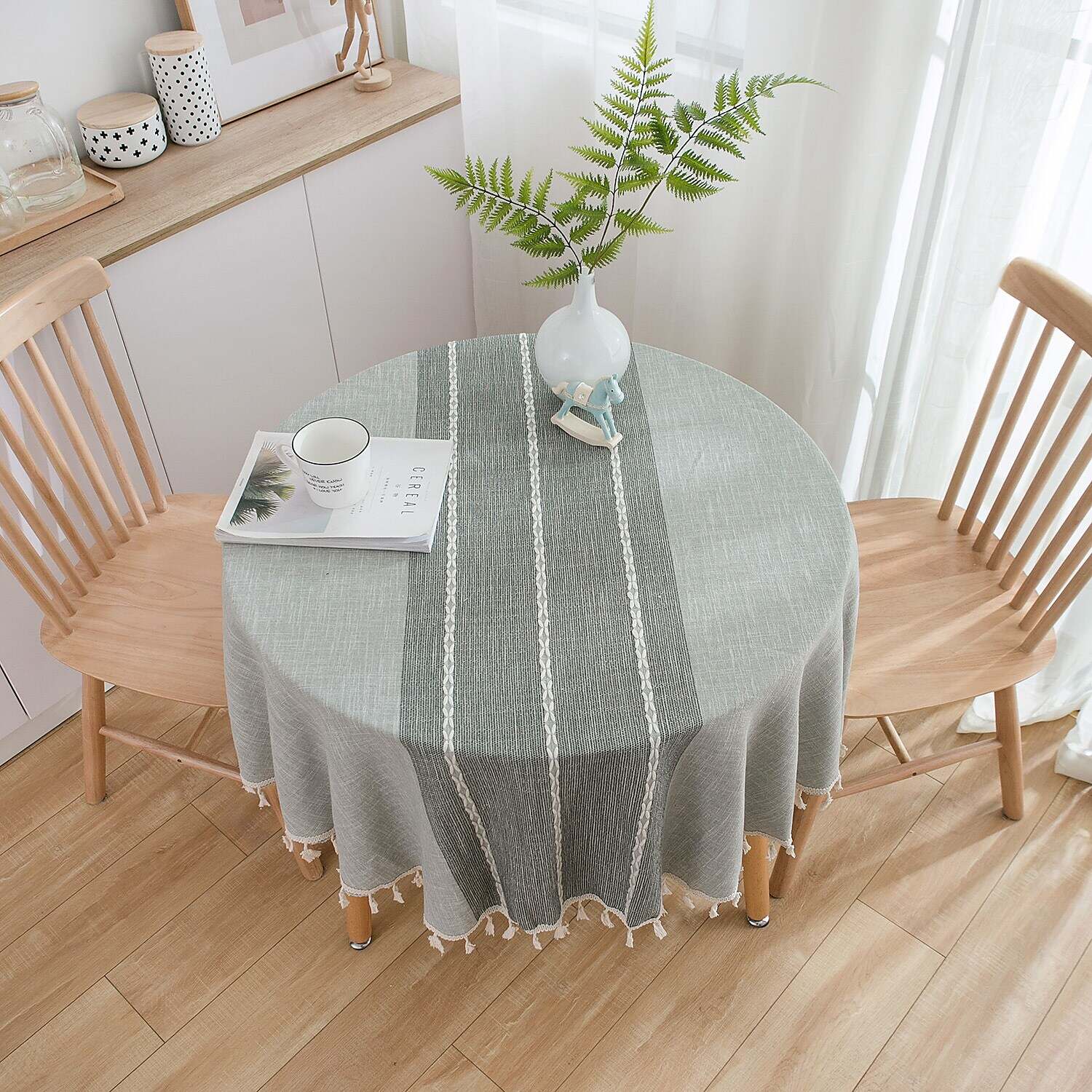 Pastoral Tablecloth Cotton Linen Fabric Table Cloth