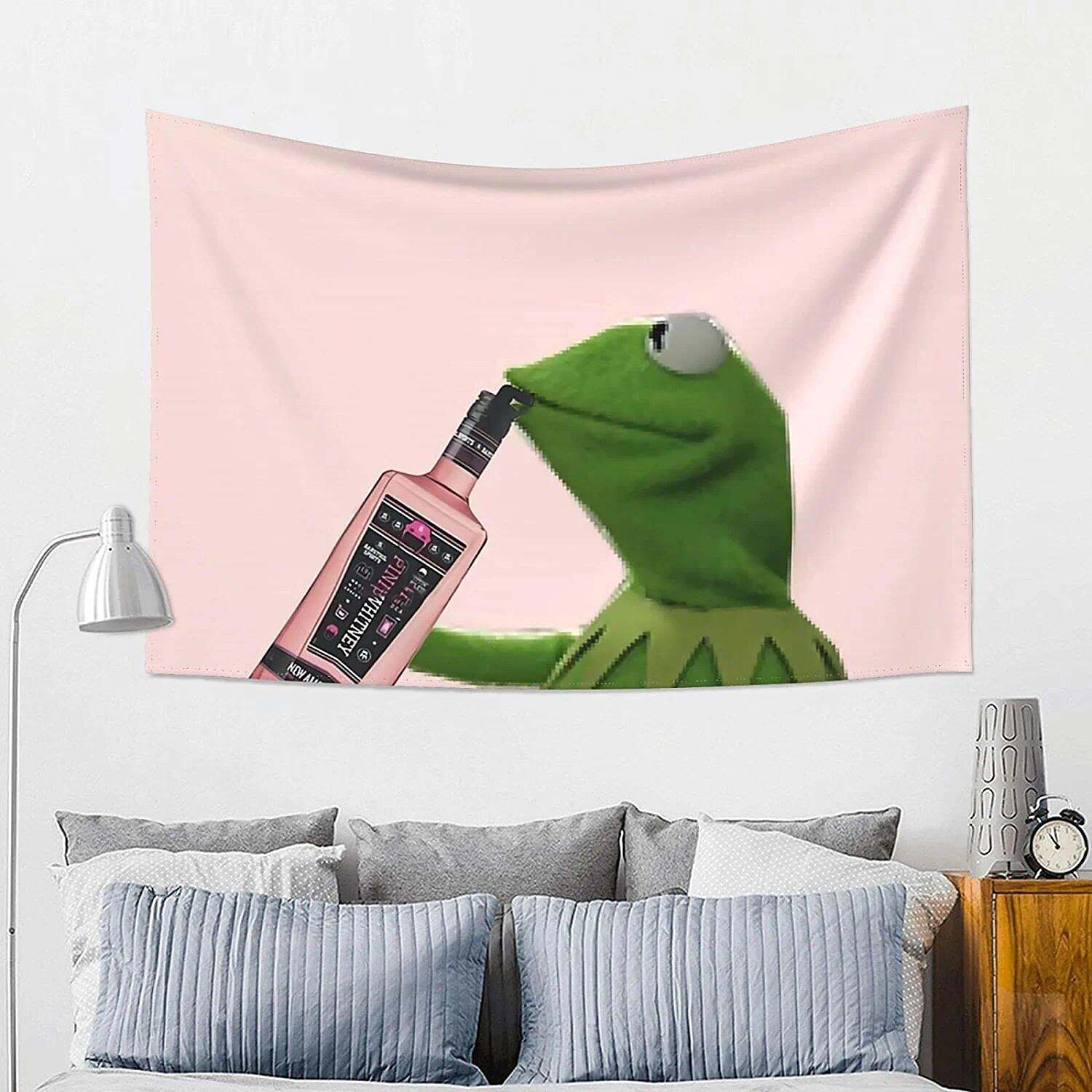 Funny Wall Tapestry Art Decor Wall Hanging Party Frog Backdrop